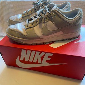 Men's Nike Dunk Low Retro White/Grey Fog 10